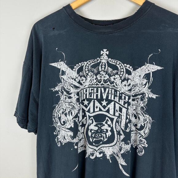 Vintage y2k MMA Elite gothic t-shirt - Picture 3 of 4